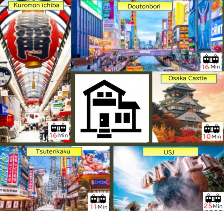 Appartamento Jr天王寺駅・寺田町駅から徒歩圏内！ファミリー大歓迎の広々欧風ハイツ！ Osaka Esterno foto